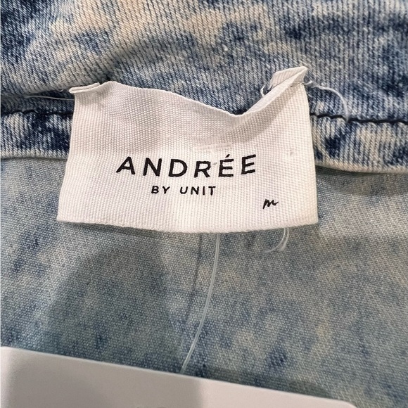 ANDREE BY UNIT White Washed Jean Mini Pencil Skirt Size M - Picture 5 of 9